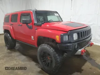2007 Hummer H3 SUV with VIN 5GTDN13E878141547, listed as a Copart auction lot 77997674 with 162,766 mi miles and Clean Title. Bid and sale history available at carsss.com. Image 4.