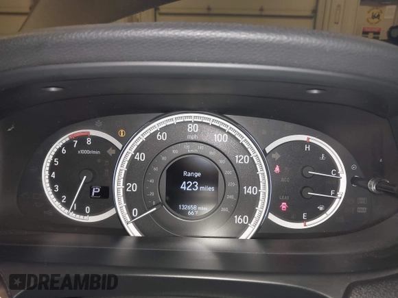2016 Honda Accord Touring with VIN 1HGCR3F92GA029435, listed as a IAAI auction lot 42180794 with 132,658 mi miles and . Bid and sale history available at DreamBid. Image 7.