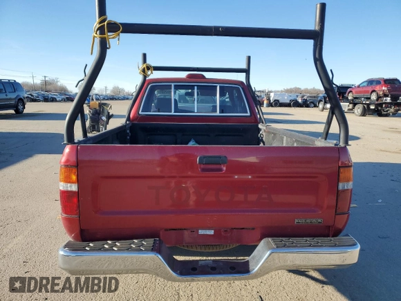 1994 Toyota 2WD Pickups DX with VIN JT4RN93P9R5096281, listed as a Copart auction lot 42052605 with 147,555 mi miles and Salvage Title. Bid and sale history available at carsss.com. Image 6.