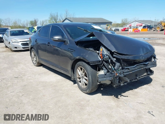 2011 Kia Optima LX with VIN KNAGM4A71B5061995, listed as a IAAI auction lot 42129683 with 207,110 mi miles and . Bid and sale history available at carsss.com. Image 1.