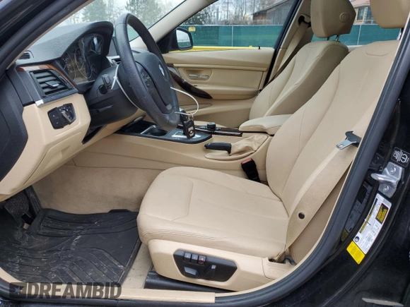 2013 BMW 3 Series 328i with VIN WBA3A5C57DJ461739, listed as a Copart auction lot 51123385 with 81,436 mi miles and Salvage Title. Bid and sale history available at carsss.com. Image 7.