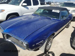 1968 Pontiac Firebird z VIN 223678U118793, wystawiony jako Copart lot #76205674 z przebiegiem 82 021 mil mil oraz Szkody całkowita. Historia ofert i sprzedaży dostępna na DreamBid. Obrazek 1.
