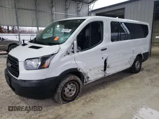 2019 Ford Transit Passenger XL z VIN 1FMZK1ZMXKKB28505, wystawiony jako Copart lot #86340364 z przebiegiem 140 083 mil mil oraz Szkoda całkowita • Salvage title. Historia ofert i sprzedaży dostępna na DreamBid. Obrazek 1.