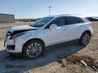 2017 Cadillac XT5 Premium Luxury FWD with VIN 1GYKNCRS3HZ154932, listed as a Copart auction lot 52018045 with 75,084 mi miles and Salvage Title. Bid and sale history available at DreamBid. Image 1.