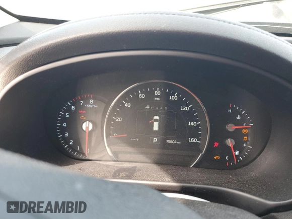 2016 Kia Sorento EX with VIN 5XYPH4A5XGG105609, listed as a Copart auction lot 52867655 with 79,604 mi miles and Salvage Title. Bid and sale history available at DreamBid. Image 9.