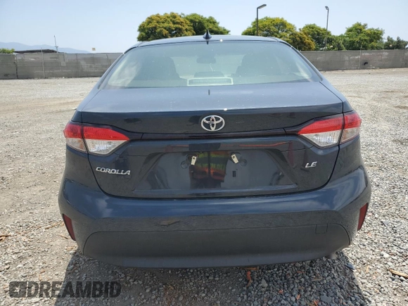 2024 Toyota Corolla LE with VIN JTDB4MEEXR3017537, listed as a Copart auction lot 60832825 with 23,779 mi miles and Salvage title. Bid and sale history available at DreamBid. Image 6.