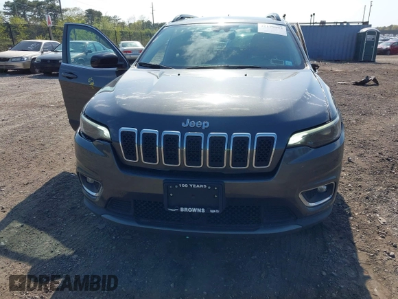 2022 Jeep Cherokee Limited with VIN 1C4PJMDX9ND509157, listed as a IAAI auction lot 42179093 with 34,638 mi miles and . Bid and sale history available at DreamBid. Image 12.