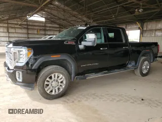 2021 GMC Sierra 3500HD Denali z VIN 1GT49WEY3MF192459, wystawiony jako Copart lot #53143665 z przebiegiem 36 750 mil mil oraz Szkoda całkowita • Salvage title. Historia ofert i sprzedaży dostępna na DreamBid. Obrazek 1.