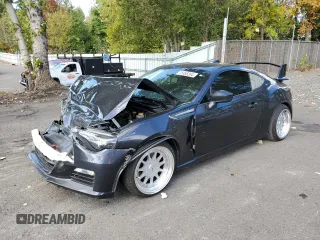 2015 Subaru BRZ Premium with VIN JF1ZCAB18F9602102, listed as a Copart auction lot 75958264 with 72,692 mi miles and Salvage title. Bid and sale history available at DreamBid. Image 1.
