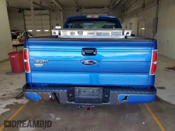 2010 Ford F-150 XL with VIN 1FTEX1EW8AFB96532, listed as a Copart auction lot 53133575 with 203,518 mi miles and Salvage Title. Bid and sale history available at carsss.com. Image 6.