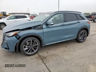 2024 Infiniti QX50 Sport with VIN 3PCAJ5FA7RF108824, listed as a Copart auction lot 55150705 with 7,388 mi miles and Salvage title. Bid and sale history available at DreamBid. Image 1.
