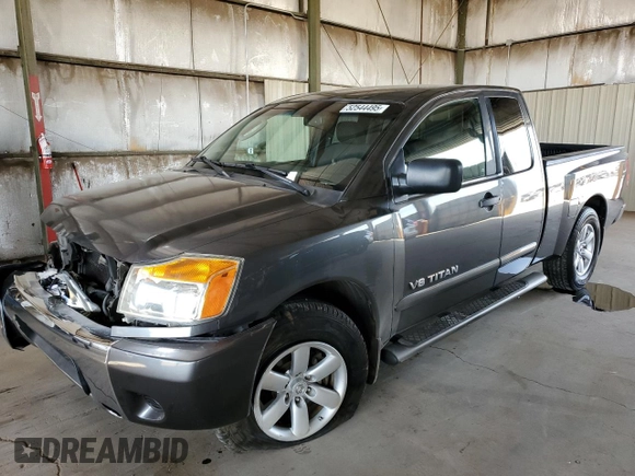 2008 Nissan Titan SE with VIN 1N6AA06A78N340033, listed as a Copart auction lot 52544495 with 134,254 mi miles and Salvage Title. Bid and sale history available at carsss.com. Image 1.