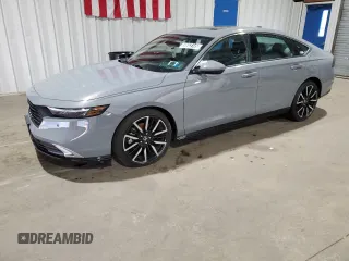 2024 Honda Accord Touring with VIN 1HGCY2F81RA050591, listed as a Copart auction lot 50653145 with 9,360 mi miles and Clean title. Bid and sale history available at DreamBid. Image 1.