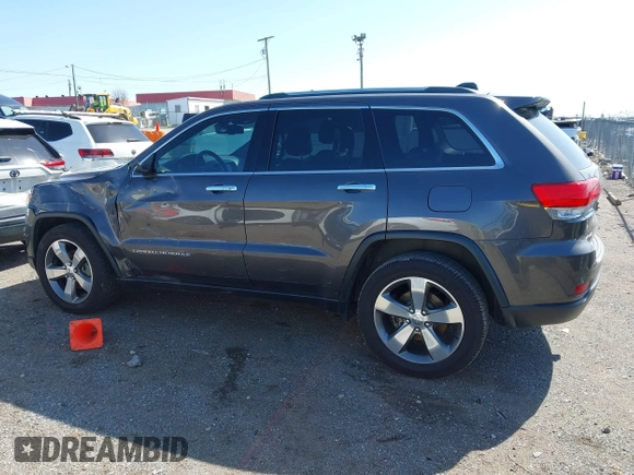 2016 Jeep Grand Cherokee Limited 75th Anniversary with VIN 1C4RJFBG0GC359648, listed as a IAAI auction lot 41984015 with 126,159 mi miles and . Bid and sale history available at DreamBid. Image 14.