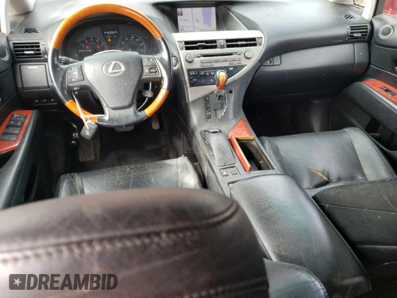 2012 Lexus RX 350 with VIN JTJZK1BA0C2412793, listed as a Copart auction lot 45292985 with 276,510 mi miles and Salvage Title. Bid and sale history available at DreamBid. Image 8.