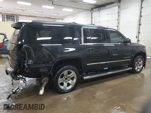 2017 Chevrolet Suburban LT with VIN 1GNSKHKC8HR264008, listed as a Copart auction lot 46879865 with 151,365 mi miles and Clean Title. Bid and sale history available at carsss.com. Image 3.