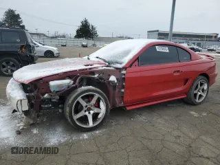 1996 Ford Mustang GT z VIN 1FALP42X9TF101569, wystawiony jako Copart lot #45700545 z przebiegiem 119 083 mil mil oraz Szkoda całkowita • Salvage title. Historia ofert i sprzedaży dostępna na DreamBid. Obrazek 1.
