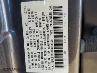 2017 Acura TLX w/Technology Pkg with VIN 19UUB1F57HA008009, listed as a Copart auction lot 52793435 with 113,358 mi miles and Salvage Title. Bid and sale history available at carsss.com. Image 12.