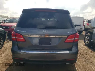 2018 Mercedes-Benz GLS 550 with VIN 4JGDF7DE0JB019048, listed as a Copart auction lot 66571764 with Not Provided miles and Salvage Title. Bid and sale history available at DreamBid. Image 6.