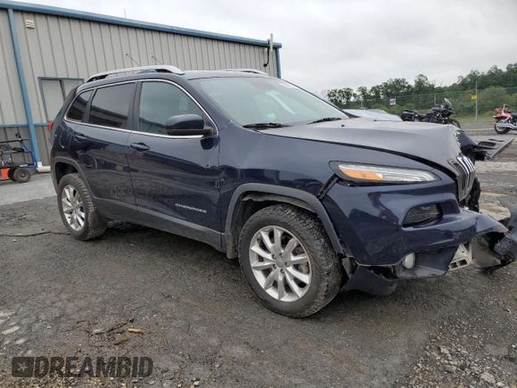 2016 Jeep Cherokee Limited с VIN 1C4PJMDB8GW183461, выставлен на аукционе Copart как лот 60810215 с пробегом 42 027 миль миль и Списание • Salvage title. История ставок и продаж доступна на DreamBid. Изображение 4.