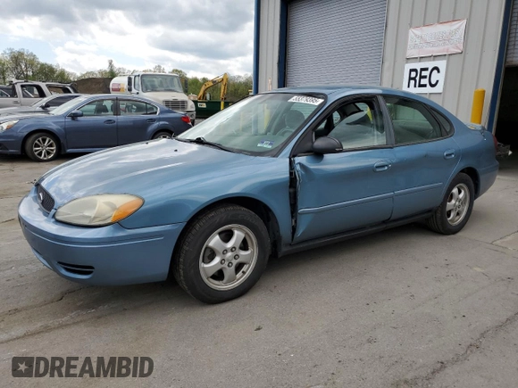 2006 Ford Taurus SE Standard with VIN 1FAHP53UX6A176539, listed as a Copart auction lot 55379395 with 187,394 mi miles and Salvage Title. Bid and sale history available at DreamBid. Image 1.