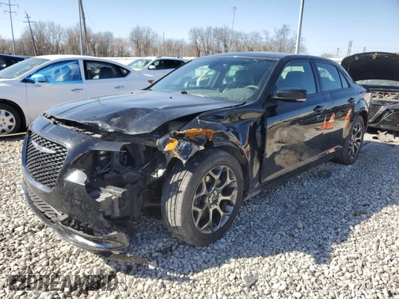 2016 Chrysler 300 S with VIN 2C3CCAGG8GH304863, listed as a Copart auction lot 49306765 with 118,452 mi miles and Salvage Title. Bid and sale history available at DreamBid. Image 1.