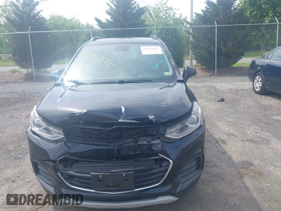 2021 Chevrolet Trax LT with VIN KL7CJPSM5MB374551, listed as a IAAI auction lot 42433565 with 54,367 mi miles and . Bid and sale history available at DreamBid. Image 12.