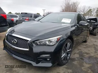 2017 Infiniti Q50 3.0t Premium with VIN JN1EV7AR6HM838604, listed as a IAAI auction lot 41515766 with 60,611 mi miles. Bid and sale history available at carsss.com. Image 17.