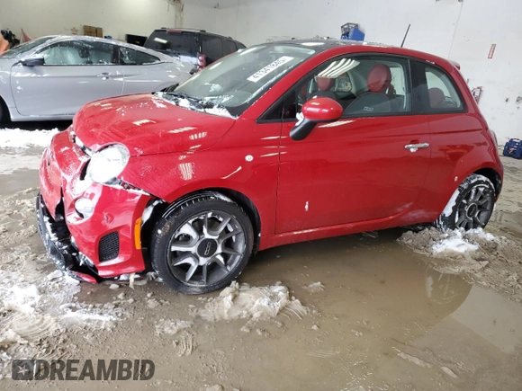 2018 FIAT 500 Pop with VIN 3C3CFFKH4JT525847, listed as a Copart auction lot 41341845 with 15,566 mi miles and Salvage Title. Bid and sale history available at carsss.com. Image 1.