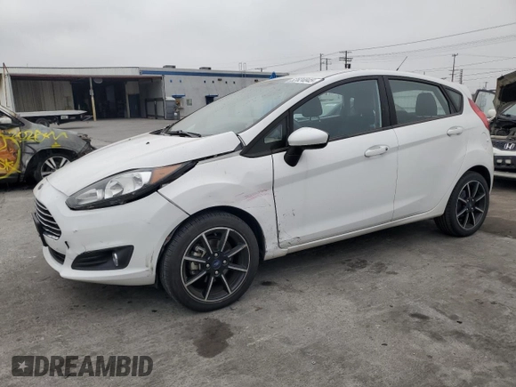 2017 Ford Fiesta SE with VIN 3FADP4EJ4HM159656, listed as a Copart auction lot 52824845 with 27,686 mi miles and Salvage Title. Bid and sale history available at carsss.com. Image 1.