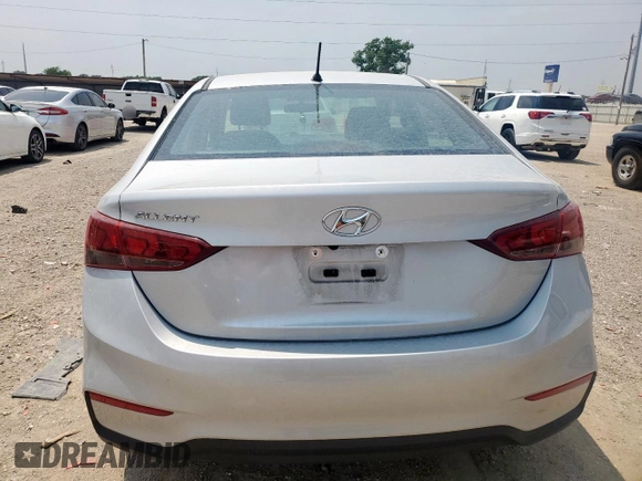 2022 Hyundai Accent SE with VIN 3KPC24A63NE157747, listed as a Copart auction lot 57360145 with 41,353 mi miles and Salvage title. Bid and sale history available at DreamBid. Image 6.