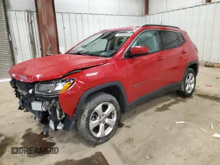 2017 Jeep Compass Latitude with VIN 3C4NJDBB7HT657028, listed as a Copart auction lot 52505255 with 65,482 mi miles and Clean Title. Bid and sale history available at carsss.com. Image 1.