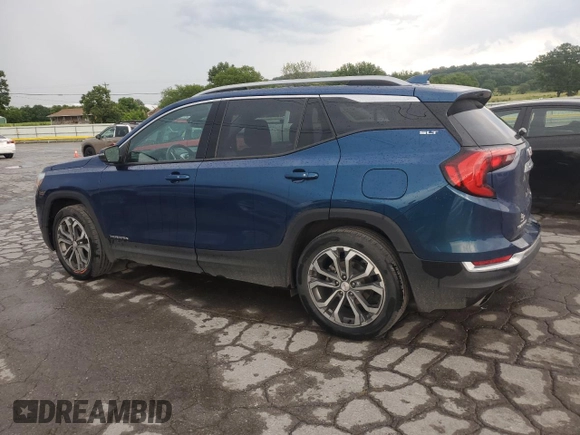 2020 GMC Terrain SLT z VIN 3GKALPEX5LL157089, wystawiony jako Copart lot #62841125 z przebiegiem 54 634 mil mil oraz Czysty tytuł • Clean title. Historia ofert i sprzedaży dostępna na DreamBid. Obrazek 2.