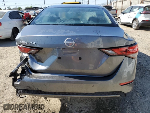 2024 Nissan Sentra S with VIN 3N1AB8BV6RY303974, listed as a Copart auction lot 59306595 with 18,283 mi miles and Clean title. Bid and sale history available at DreamBid. Image 6.