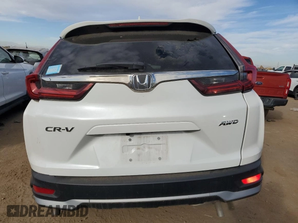 2020 Honda CR-V EX with VIN 7FARW2H50LE022463, listed as a Copart auction lot 68514083 with Not provided miles and Salvage title. Bid and sale history available at DreamBid. Image 6.