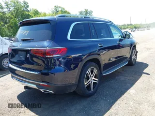2022 Mercedes-Benz GLS 450 with VIN 4JGFF5KE1NA635210, listed as a IAAI auction lot 42369149 with 27,239 mi miles and . Bid and sale history available at DreamBid. Image 4.