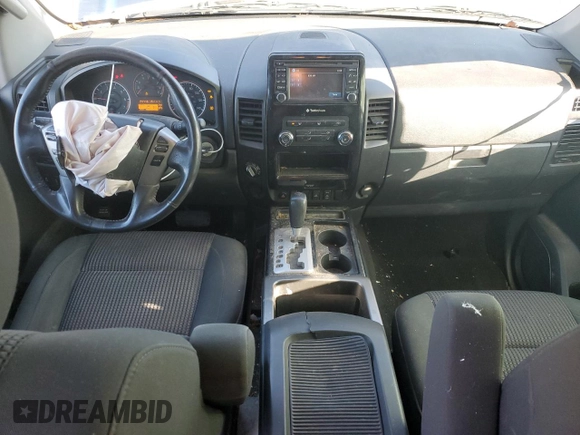 2015 Nissan Titan SV with VIN 1N6AA0EC5FN501124, listed as a Copart auction lot 87291164 with 195,448 mi miles and Salvage title. Bid and sale history available at DreamBid. Image 8.