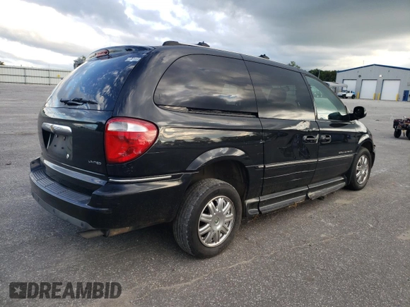 2006 Chrysler Town & Country LWB Limited with VIN 2A4GP64L56R807799, listed as a Copart auction lot 73799324 with 180,483 mi miles and Non Repairable. Bid and sale history available at carsss.com. Image 3.