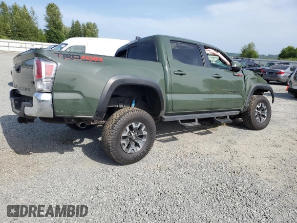 2022 Toyota Tacoma SR with VIN 3TMCZ5AN9NM487732, listed as a Copart auction lot 60749845 with Not provided miles and Salvage title. Bid and sale history available at DreamBid. Image 3.