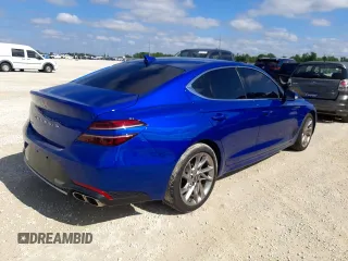 2022 Genesis G70 2.0T with VIN KMTG34TA9NU088968, listed as a Copart auction lot 67469522 with Not Provided miles and Non Repairable. Bid and sale history available at DreamBid. Image 3.