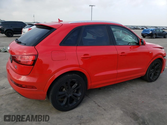 2018 Audi Q3 Premium with VIN WA1ECCFS0JR019646, listed as a Copart auction lot 70458152 with 54,207 mi miles. Bid and sale history available at carsss.com. Image 3.