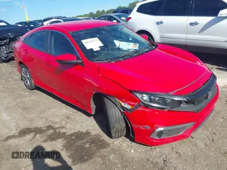 2020 Honda Civic Sedan LX with VIN 2HGFC2F62LH553713, listed as a IAAI auction lot 40249274 with 59,762 mi miles. Bid and sale history available at carsss.com. Image 1.