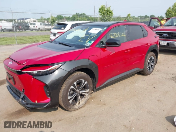 2024 Toyota bZ4X XLE with VIN JTMABACA9RA089972, listed as a IAAI auction lot 42388526 with 3,864 mi miles and . Bid and sale history available at DreamBid. Image 17.