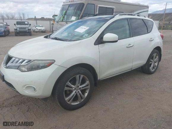 2010 Nissan Murano S with VIN JN8AZ1MU4AW009476, listed as a IAAI auction lot 42042984 with 153,156 mi miles. Bid and sale history available at carsss.com. Image 2.