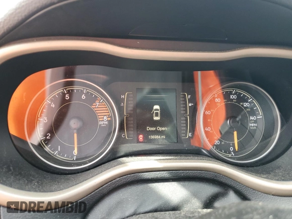 2017 Jeep Cherokee Latitude with VIN 1C4PJMCS9HW634285, listed as a Copart auction lot 59107615 with 136,984 mi miles and Salvage title. Bid and sale history available at DreamBid. Image 9.