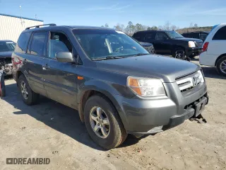 2007 Honda Pilot EX with VIN 5FNYF284X7B030171, listed as a Copart auction lot 43375145 with 200,169 mi miles and Salvage Title. Bid and sale history available at carsss.com. Image 4.