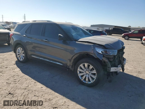 2022 Ford Explorer Limited with VIN 1FMSK7FHXNGA71290, listed as a Copart auction lot 49538665 with 46,749 mi miles and Salvage Title. Bid and sale history available at carsss.com. Image 4.