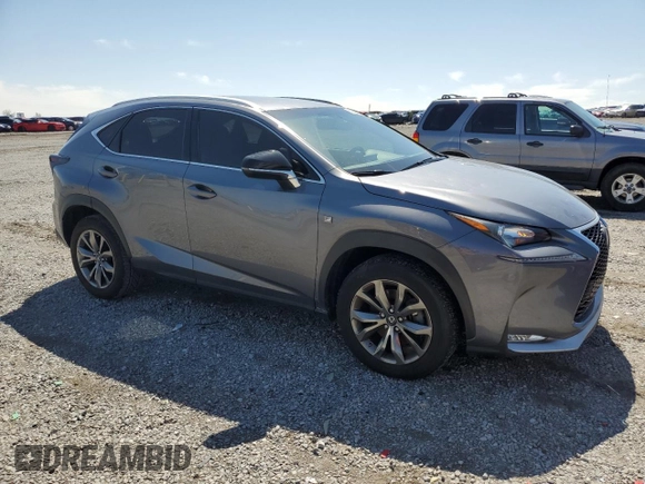 2017 Lexus NX 200t with VIN JTJYARBZ1H2070216, listed as a Copart auction lot 52200465 with 90,668 mi miles and Salvage title. Bid and sale history available at DreamBid. Image 4.