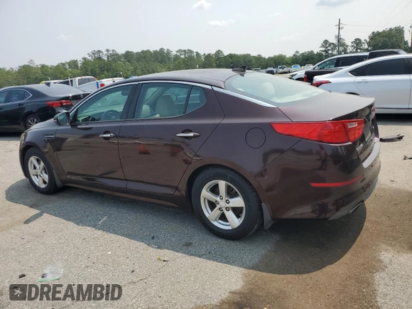 2015 Kia Optima LX z VIN 5XXGM4A77FG489994, wystawiony jako Copart lot #58652275 z przebiegiem 153 264 mil mil oraz Czysty tytuł • Clean title. Historia ofert i sprzedaży dostępna na DreamBid. Obrazek 2.