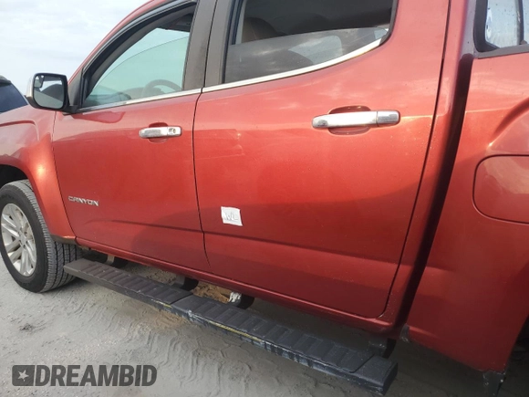 2016 GMC Canyon 4WD SLT with VIN 1GTG6DE32G1353013, listed as a Copart auction lot 75045154 with 0 mi miles and Non Repairable. Bid and sale history available at carsss.com. Image 12.